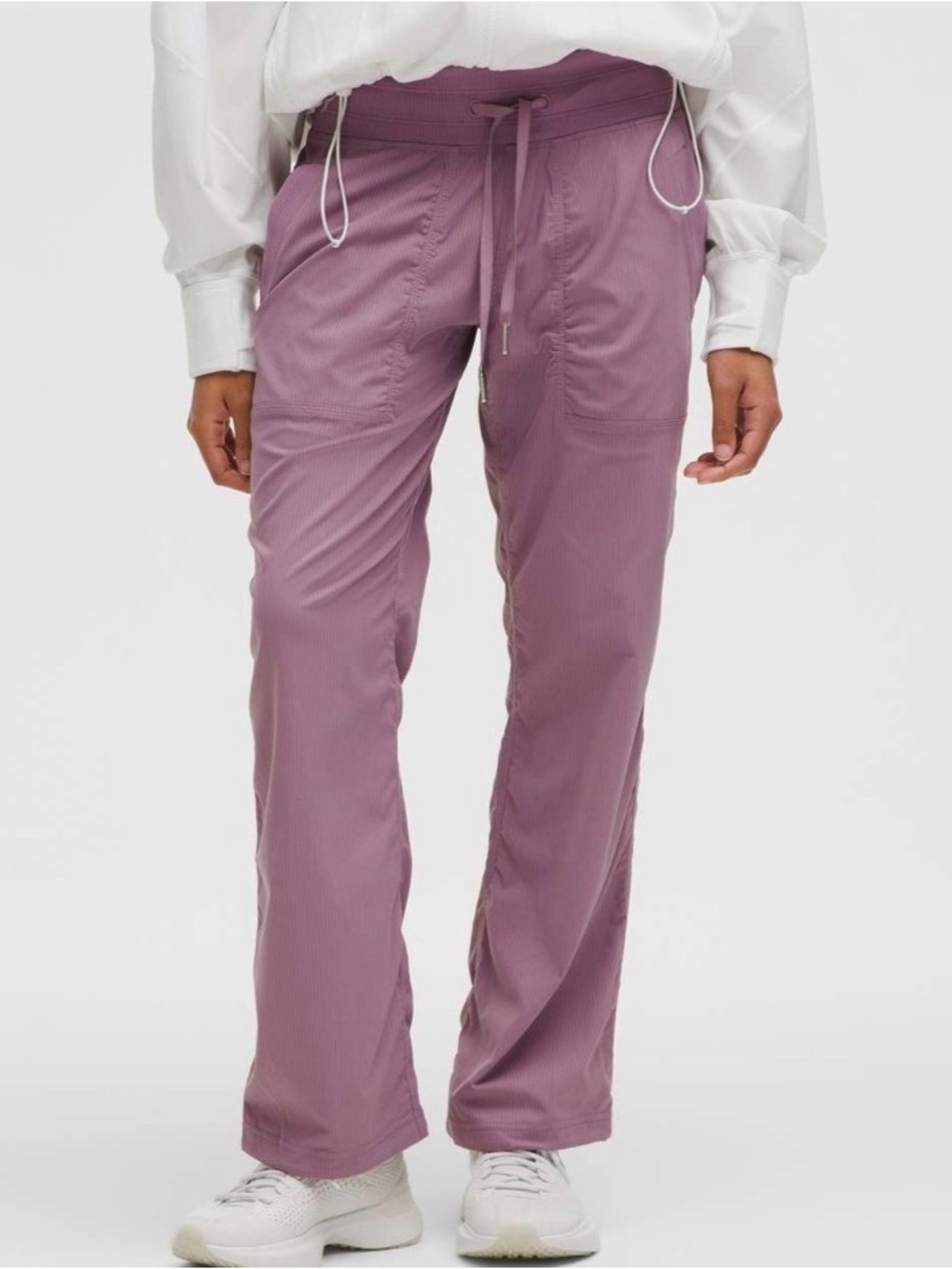 Beautiful Lululemon Lined Dance Studio Pants in Mauve Lux